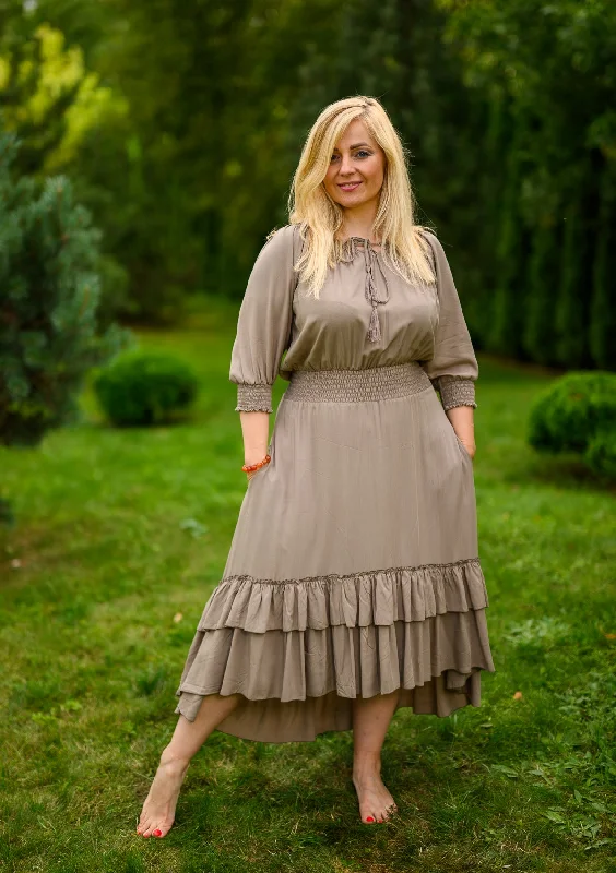 Limited Edition Flaminga Kaki Dress