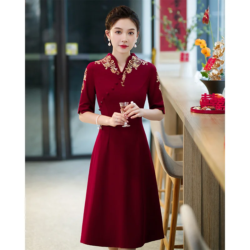 Steals and Deals Plus Size Formal Gold Cheongsam Chinese Dress (Mother Of The Bride / Groom Suitable) Steals and Deals Plus Size Formal Gold Cheongsam Chinese Dress (Mother Of The Bride / Groom Suitable)