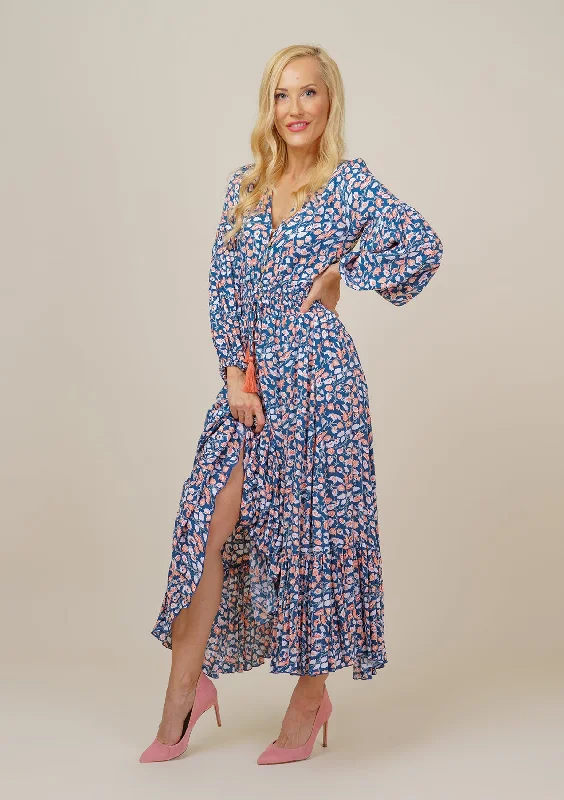 Unbeatable Prices Simona Blue Rain Dress