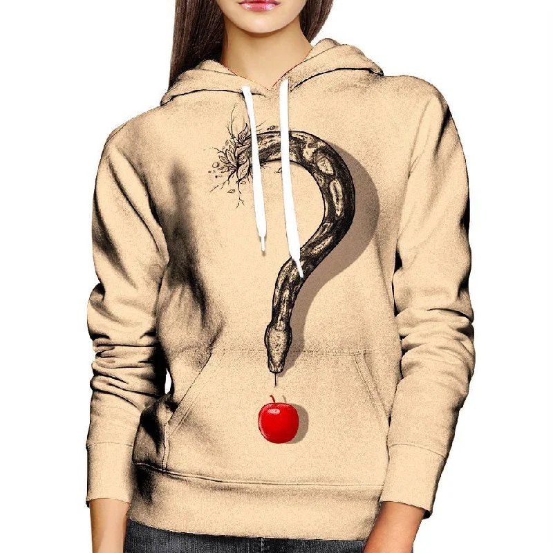 Fantastic Offers Curious Temptation Womens Hoodie