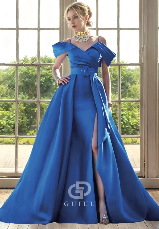 Crazy Deals A-Line Off Shoulder Straps Sleeveles Pleated Back Zipper Buttons Mother of Bride Drses with Belt Crazy Deals A-Line Off Shoulder Straps Sleeveles Pleated Back Zipper Buttons Mother of Bride Drses with Belt