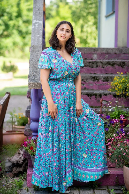 Special Price Ferria Island Flowers Plus Dress