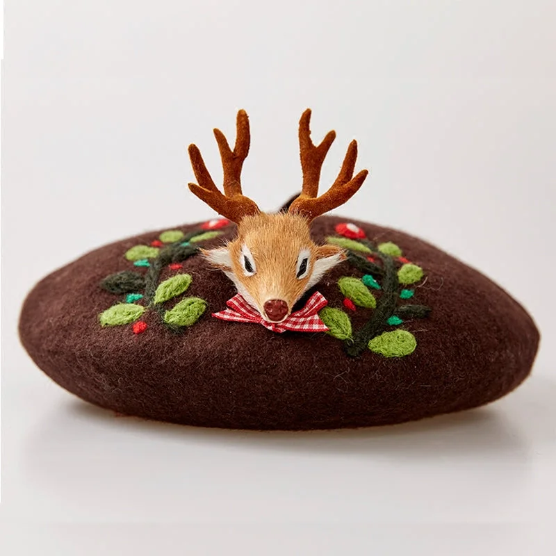 Deal Zone Handmade little deer beret YV5605
