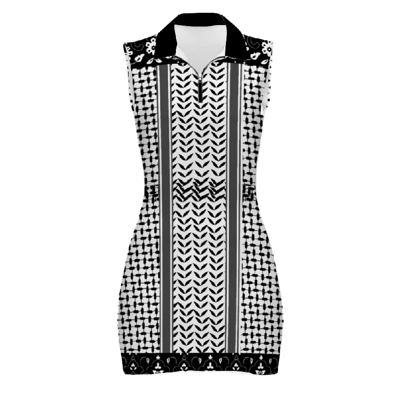 Final Clearance Falasten Sleeveless Polo Shirt Lightweight and Breathable Dress