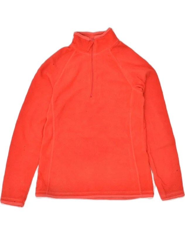 Discount Days MOUNTAIN WAREHOUSE Womens Zip Neck Fleece Jumper UK 8 Small Red Polyester Discount Days MOUNTAIN WAREHOUSE Womens Zip Neck Fleece Jumper UK 8 Small Red Polyester