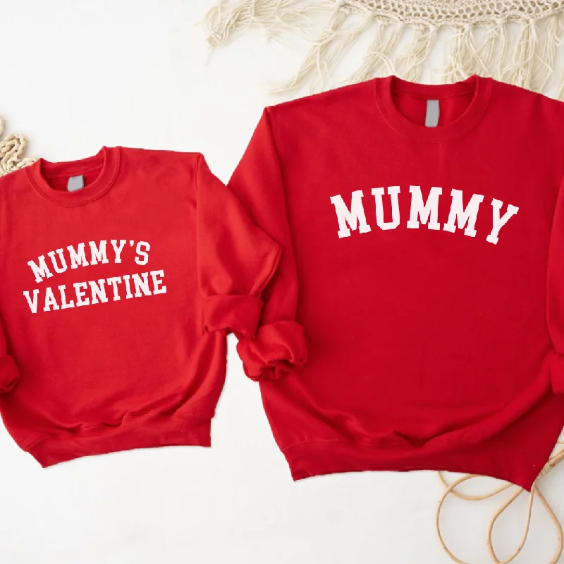 Price Buster Mummy & Mummy's Valentine College Sweatshirts