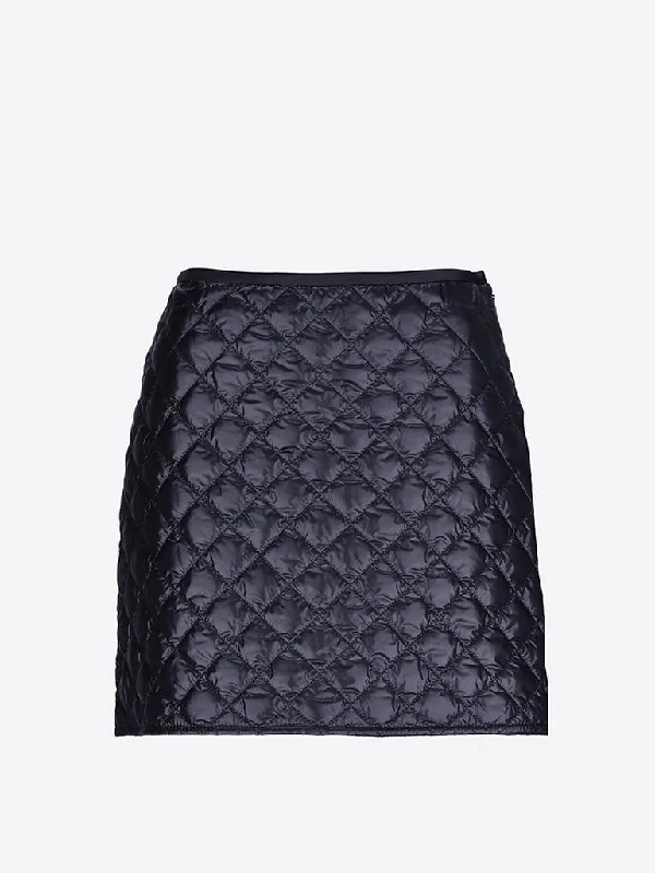 Act Fast Quilted mini skirt