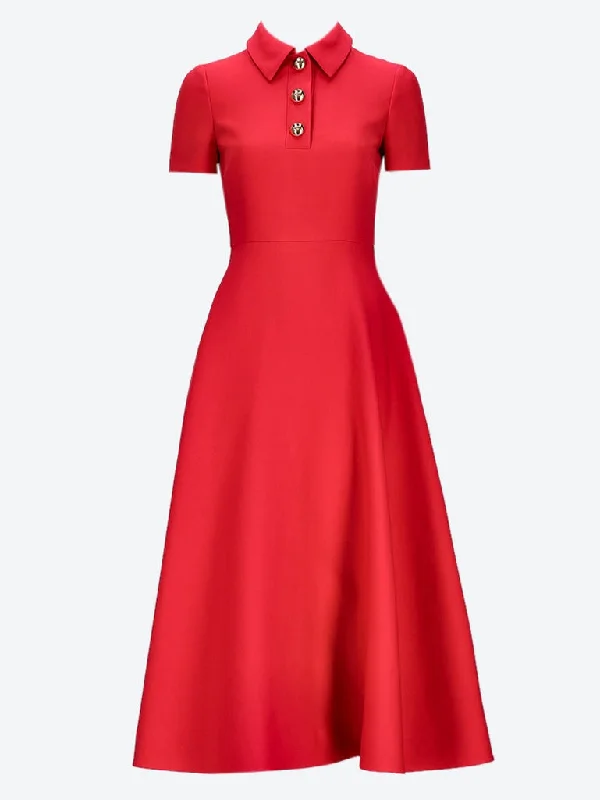 Don't Wait Crepe couture midi dress