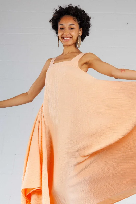 Crazy Deals Cantaloupa Lulu Handkerchief Dress - Anaak