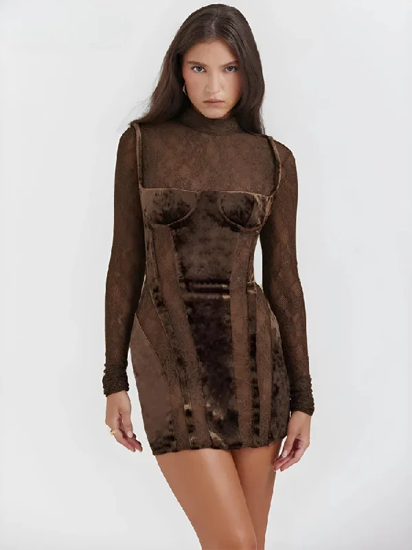 Price Smash Velvet Mini Dress