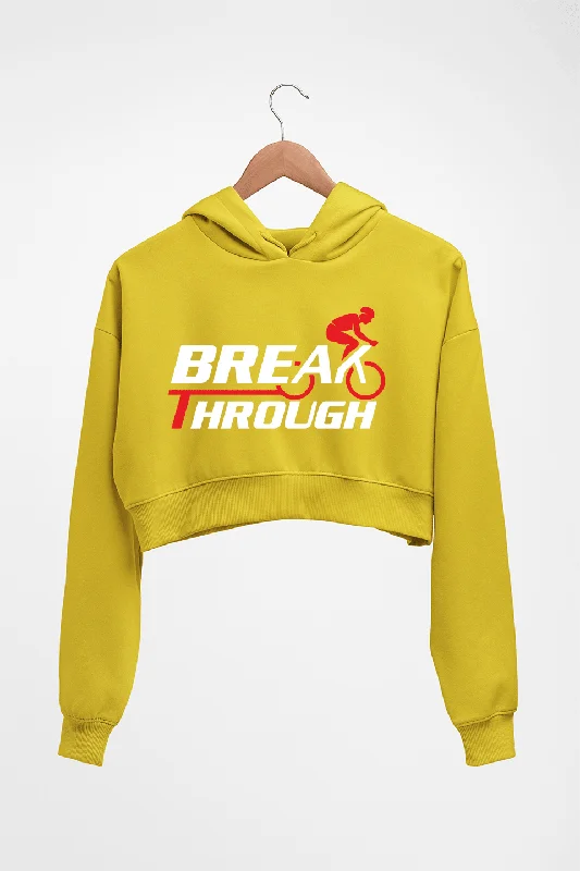 Exclusive Deal Cycling Crop HOODIE FOR WOMEN