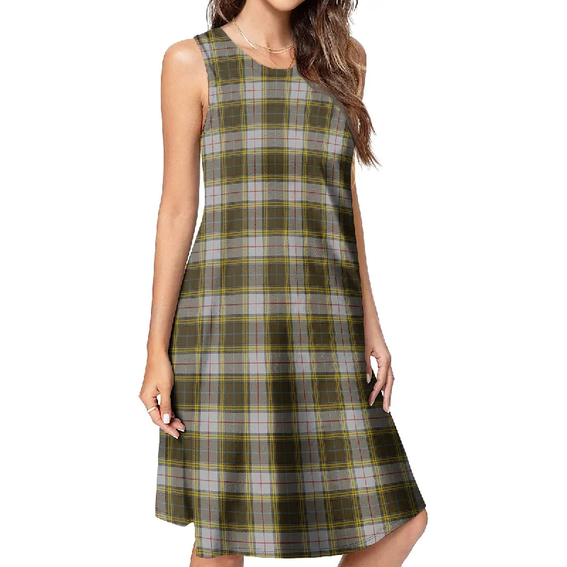 Early Access Buchanan Dress Tartan Womens Casual Dresses
